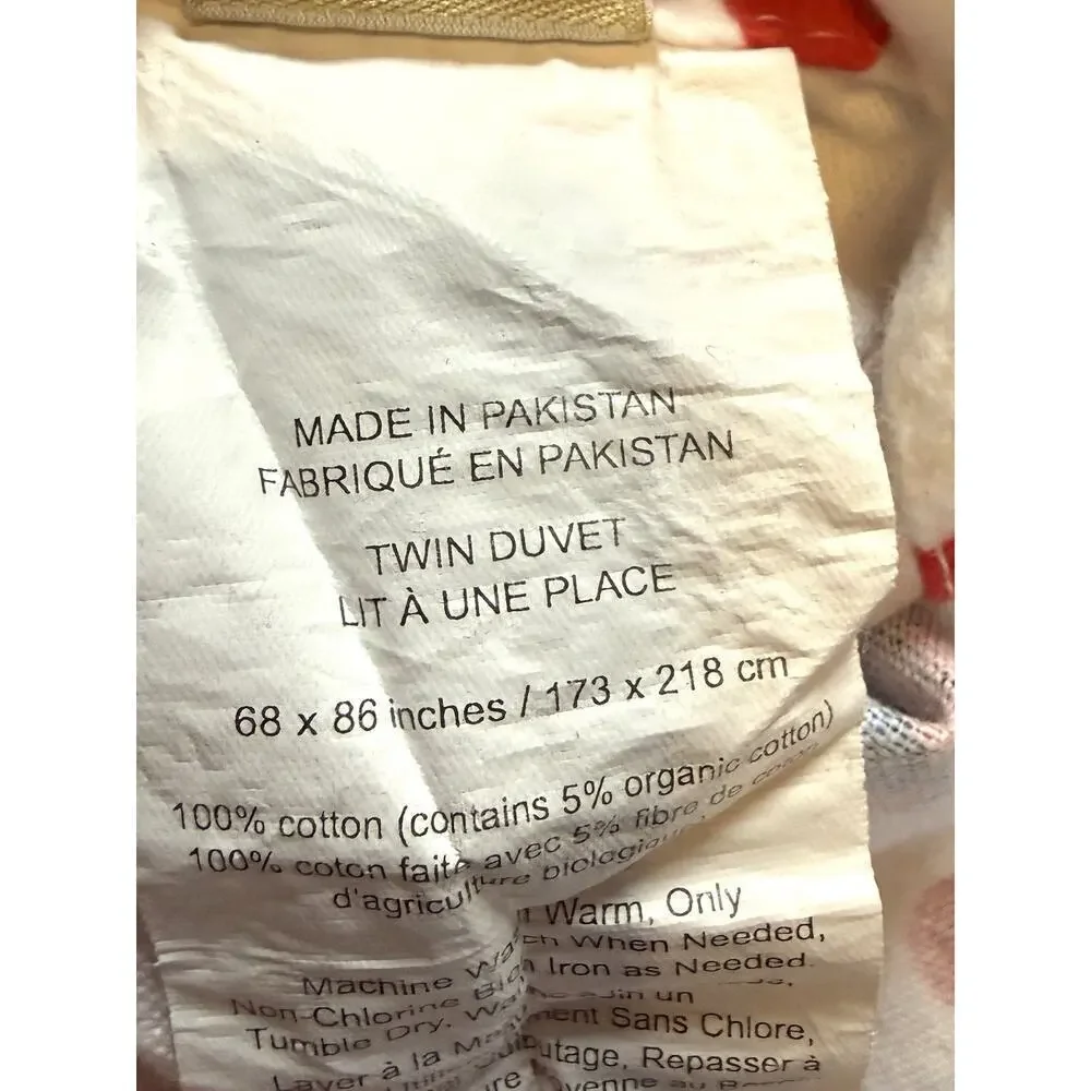 Pottery Barn Teen Dr. Seuss’s The Grinch & Max Flannel Twin Duvet Cover & Sham